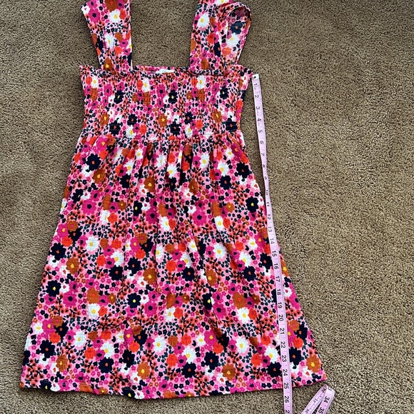 NWOT Multicolored Floral sun dress. Size small. Flowy with elasticized bust. - Picture 5 of 6